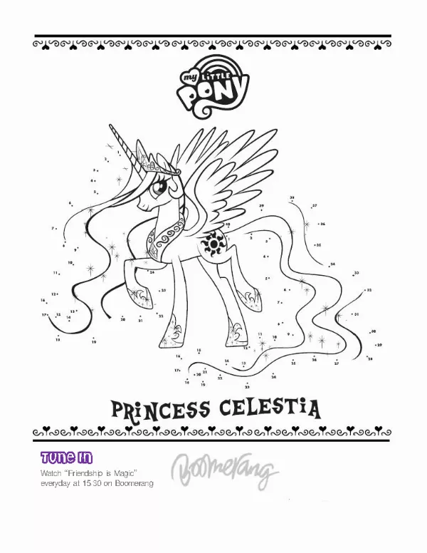 Princess Celestia Connect The Dots